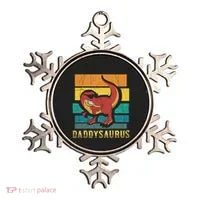 Daddysaurus Cool Dad Dinosaur With Sunglasses Ornament thumb 0