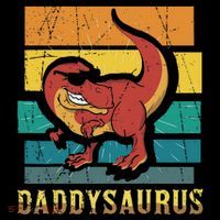 Daddysaurus Cool Dad Dinosaur With Sunglasses Toddler Hoodie thumb 2