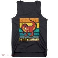 Daddysaurus Cool Dad Dinosaur With Sunglasses Tank Top thumb 0