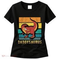 Daddysaurus Cool Dad Dinosaur With Sunglasses Women's T-Shirt thumb 0