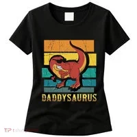 Daddysaurus Cool Dad Dinosaur With Sunglasses Women's T-Shirt thumb 0