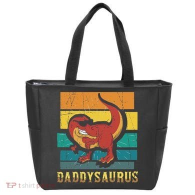 Daddysaurus Cool Dad Dinosaur With Sunglasses Tote Bag