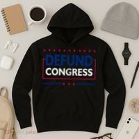 Defund Congress Defund Politicians Libertarian Political Hoodie thumb 3