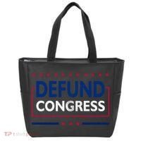 Defund Congress Defund Politicians Libertarian Political Tote Bag thumb 0