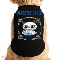 Diabetes Cycle Diabetes Awareness Funny Cat Outfits Doggie Tank thumb 0
