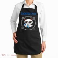 Diabetes Cycle Diabetes Awareness Funny Cat Outfits Apron thumb 2