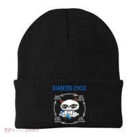 Diabetes Cycle Diabetes Awareness Funny Cat Outfits Beanie thumb 0
