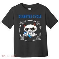 Diabetes Cycle Diabetes Awareness Funny Cat Outfits Toddler T-Shirt thumb 0