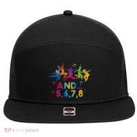 Dance Coach Dancer Dancing Dance Teacher Instructor 7 Panel Mesh Trucker Snapback Hat thumb 0