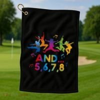 Dance Coach Dancer Dancing Dance Teacher Instructor Golf Towel thumb 1