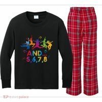 Dance Coach Dancer Dancing Dance Teacher Instructor Kids Long Sleeve Plaid Pajama Set thumb 0