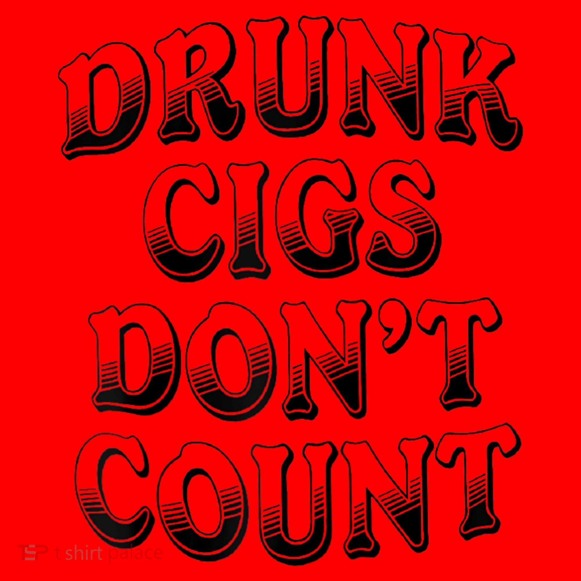 Drunk Cigs Don't Count Santa Hat