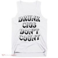 Drunk Cigs Don't Count Tank Top thumb 0