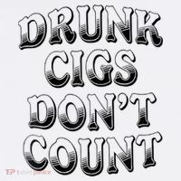 Drunk Cigs Don't Count Kids Long Sleeve Shirt thumb 2