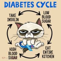 Diabetes Cycle Diabetes Awareness Cat Lover Tote Bag thumb 4