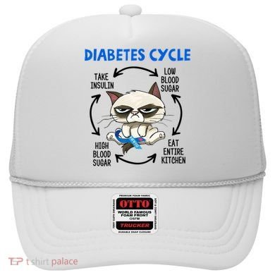 Diabetes Cycle Diabetes Awareness Cat Lover Hat