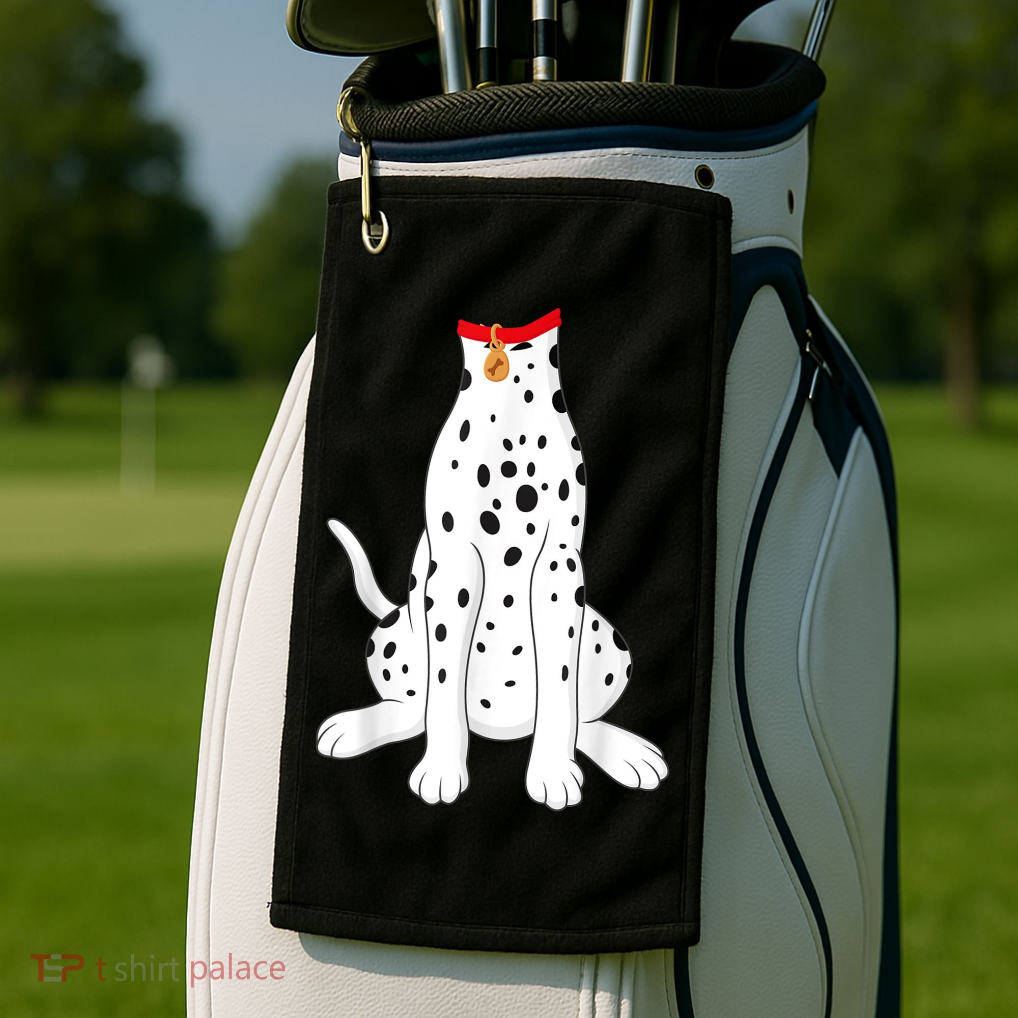 Dalmatian Costume Golf Towel