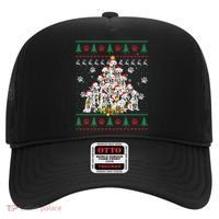 Dalmatian Christmas Dog Lover Gift Ugly Sweater Xmas Tree Gift Hat thumb 0