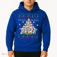 Dalmatian Christmas Dog Lover Gift Ugly Sweater Xmas Tree Gift Hoodie thumb 2