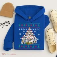 Dalmatian Christmas Dog Lover Gift Ugly Sweater Xmas Tree Gift Hoodie thumb 4