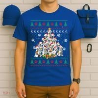 Dalmatian Christmas Dog Lover Gift Ugly Sweater Xmas Tree Gift T-Shirt thumb 6