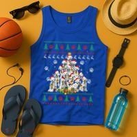 Dalmatian Christmas Dog Lover Gift Ugly Sweater Xmas Tree Gift Tank Top thumb 4
