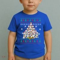 Dalmatian Christmas Dog Lover Gift Ugly Sweater Xmas Tree Gift Toddler T-Shirt thumb 2