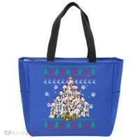 Dalmatian Christmas Dog Lover Gift Ugly Sweater Xmas Tree Gift Tote Bag thumb 0
