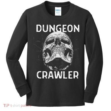 Dungeon Crawler Kids Long Sleeve Shirt
