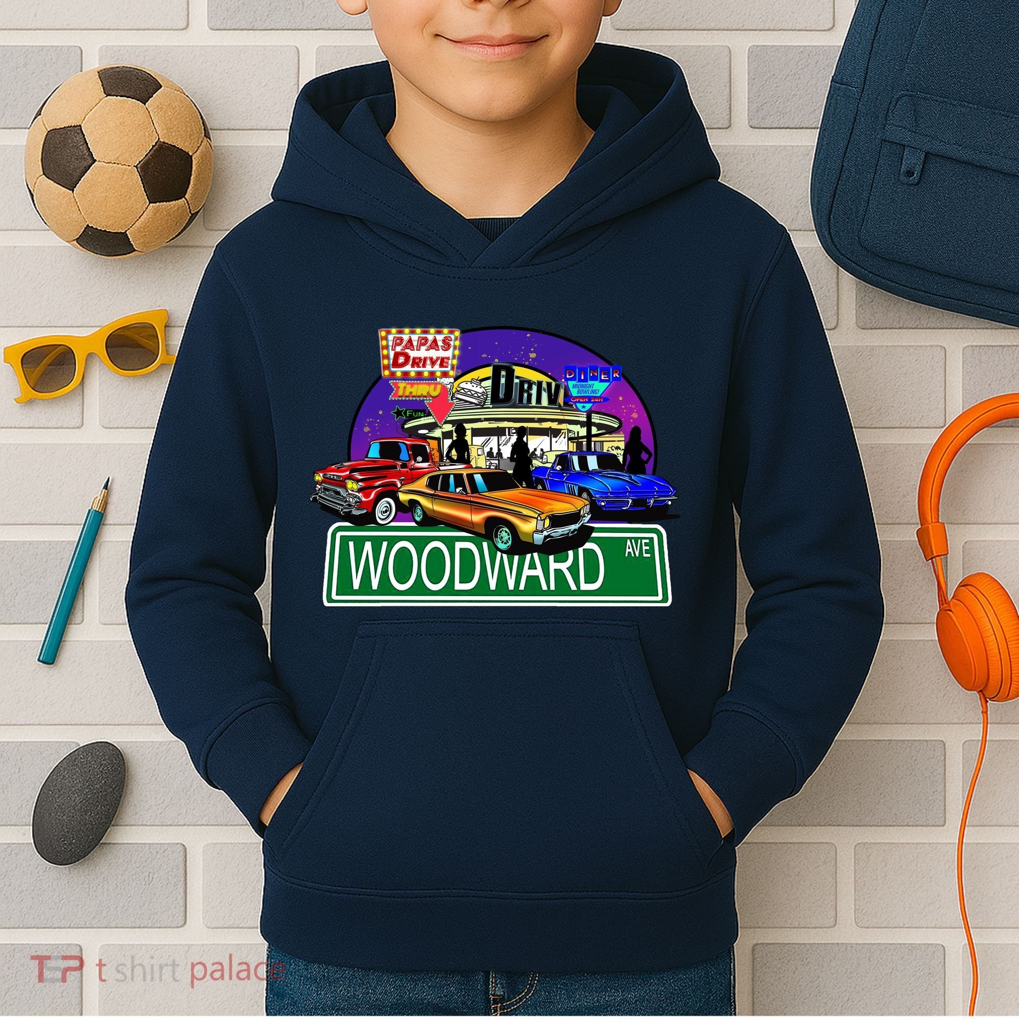 Diner Cruise Kids Hoodie