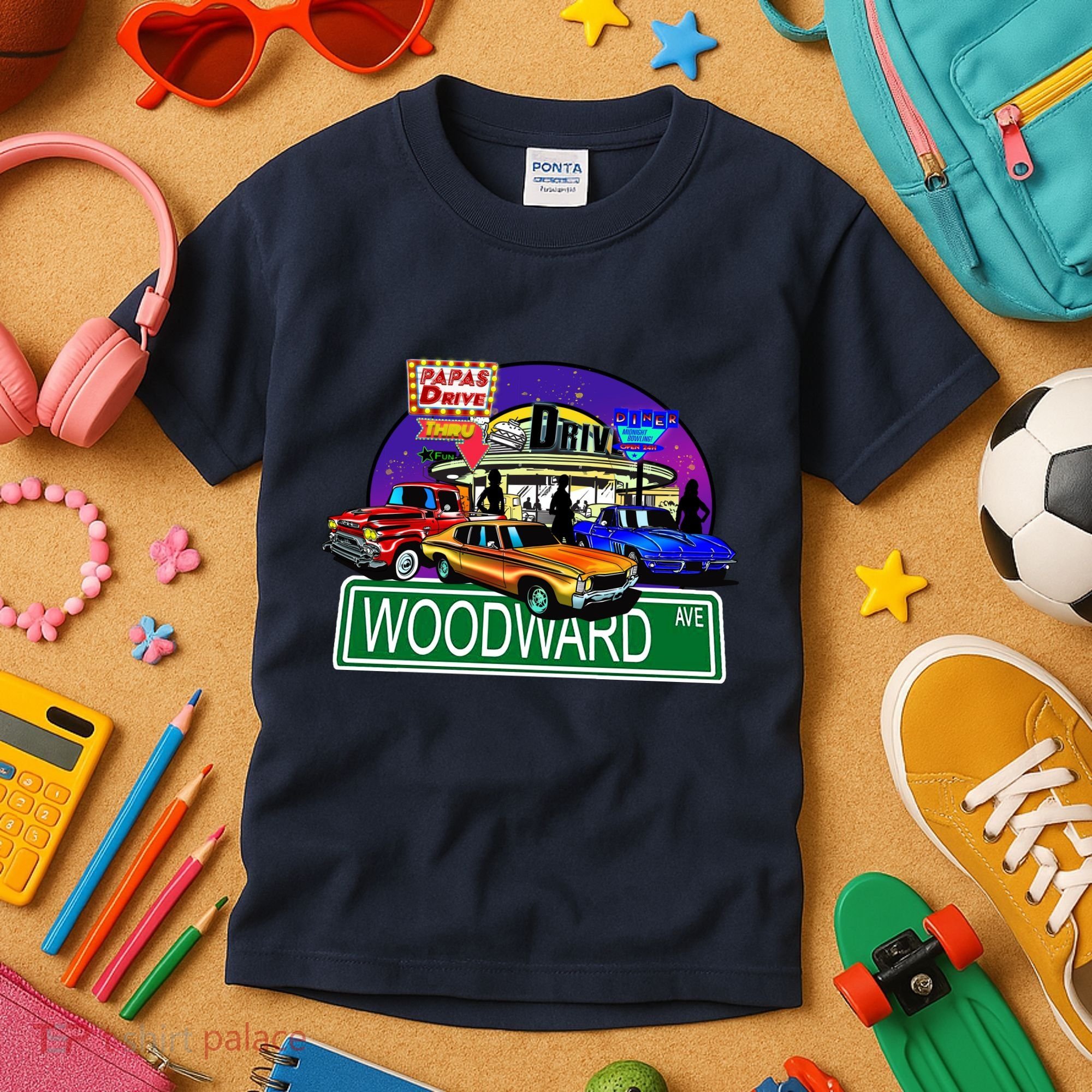 Diner Cruise Kids T-Shirt