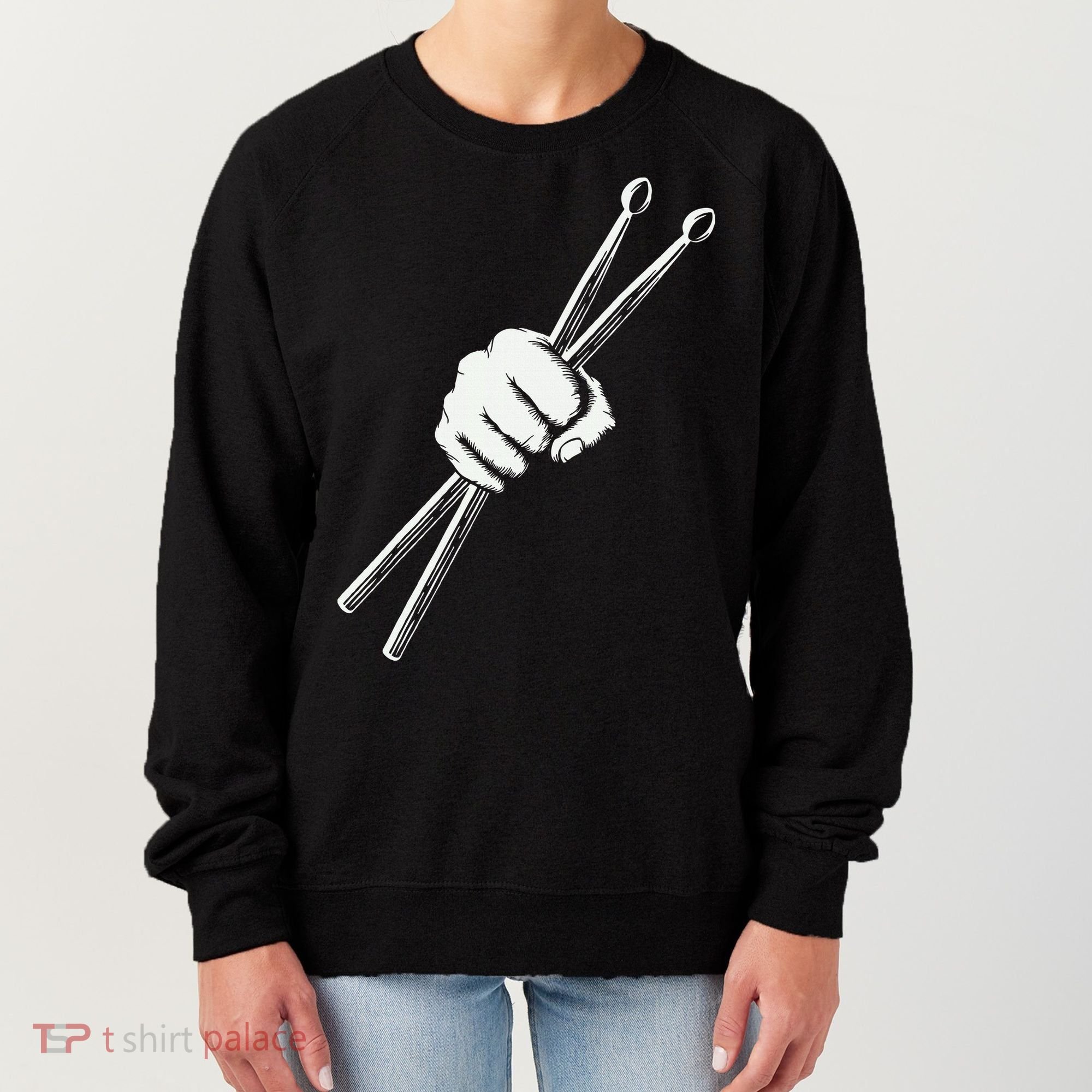 Drumset Cool Drumsticks Drumming Drums Rock Music Women's Sweatshirt