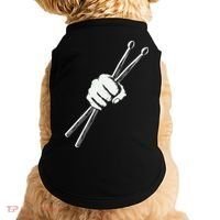 Drumset Cool Drumsticks Drumming Drums Rock Music Doggie Tank thumb 0