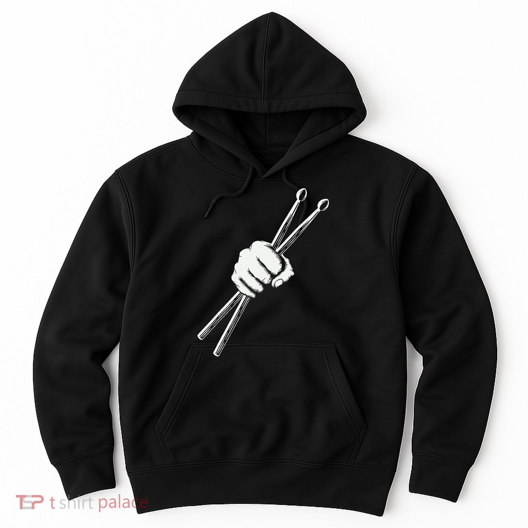 Drumset Cool Drumsticks Drumming Drums Rock Music Hoodie