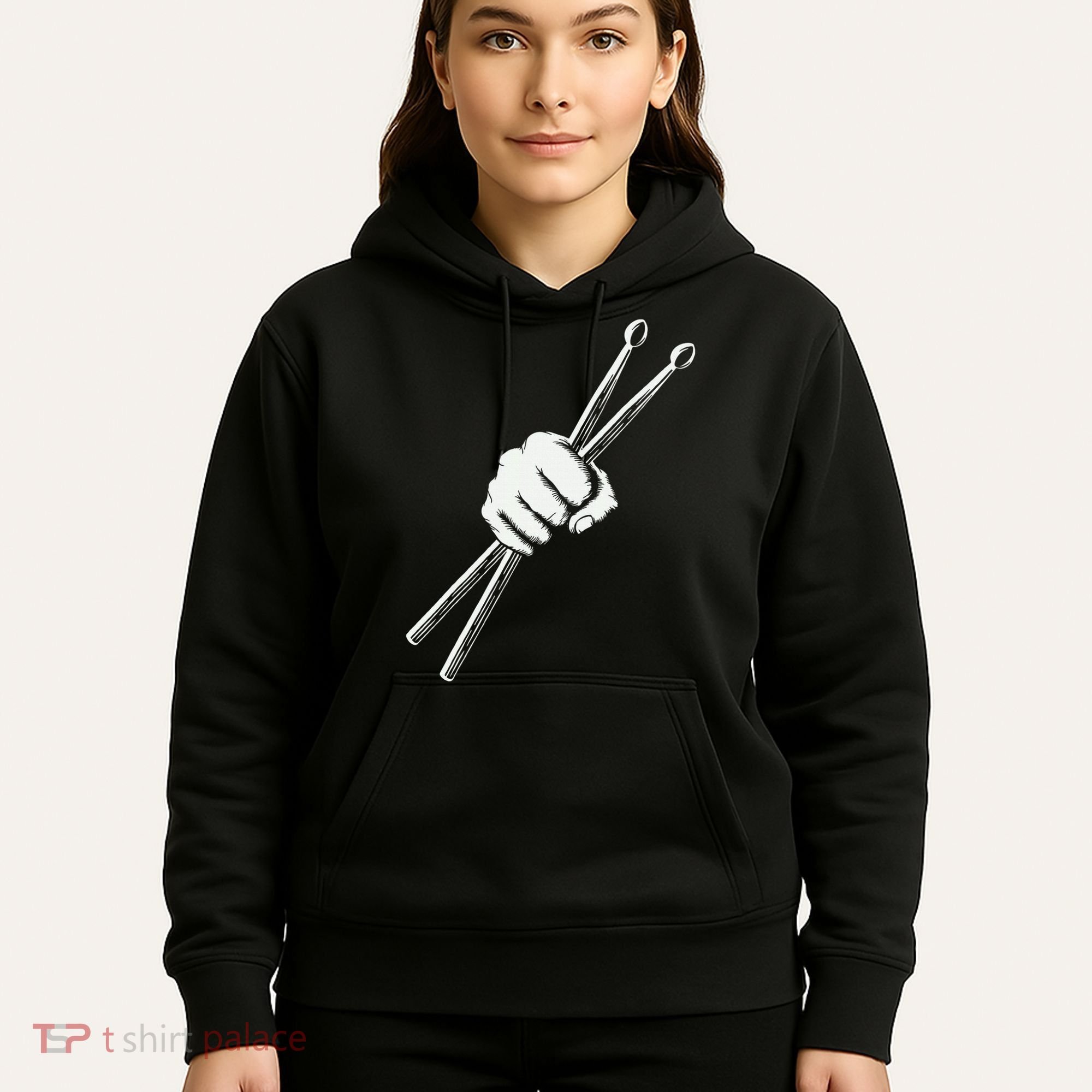 Drumset Cool Drumsticks Drumming Drums Rock Music Hoodie