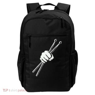 Drumset Cool Drumsticks Drumming Drums Rock Music Backpack