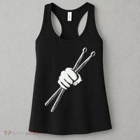 Drumset Cool Drumsticks Drumming Drums Rock Music Women's Tank Top thumb 3