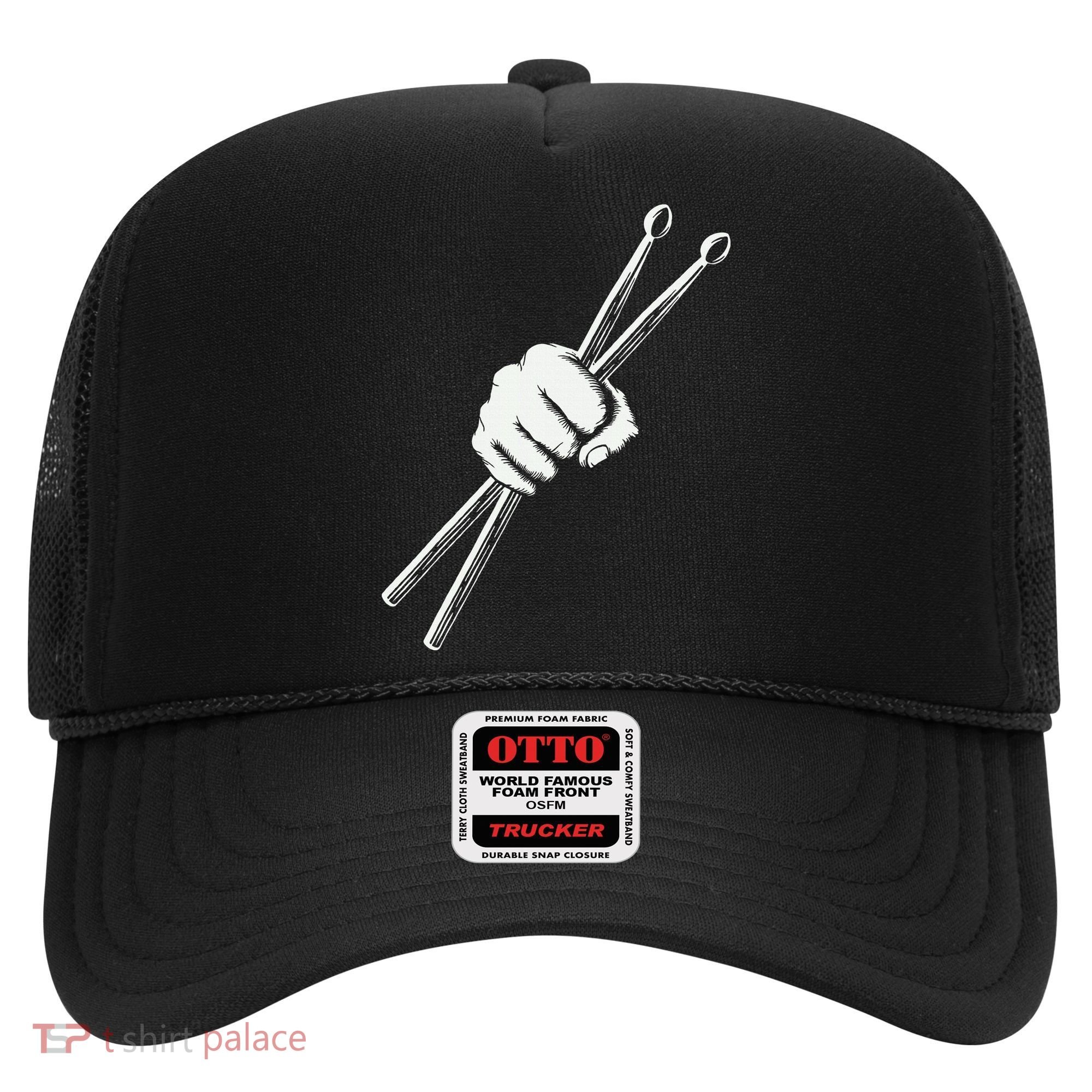 Drumset Cool Drumsticks Drumming Drums Rock Music Hat