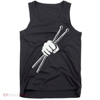 Drumset Cool Drumsticks Drumming Drums Rock Music Tank Top