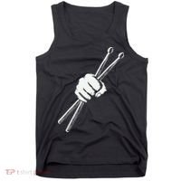 Drumset Cool Drumsticks Drumming Drums Rock Music Tank Top thumb 0