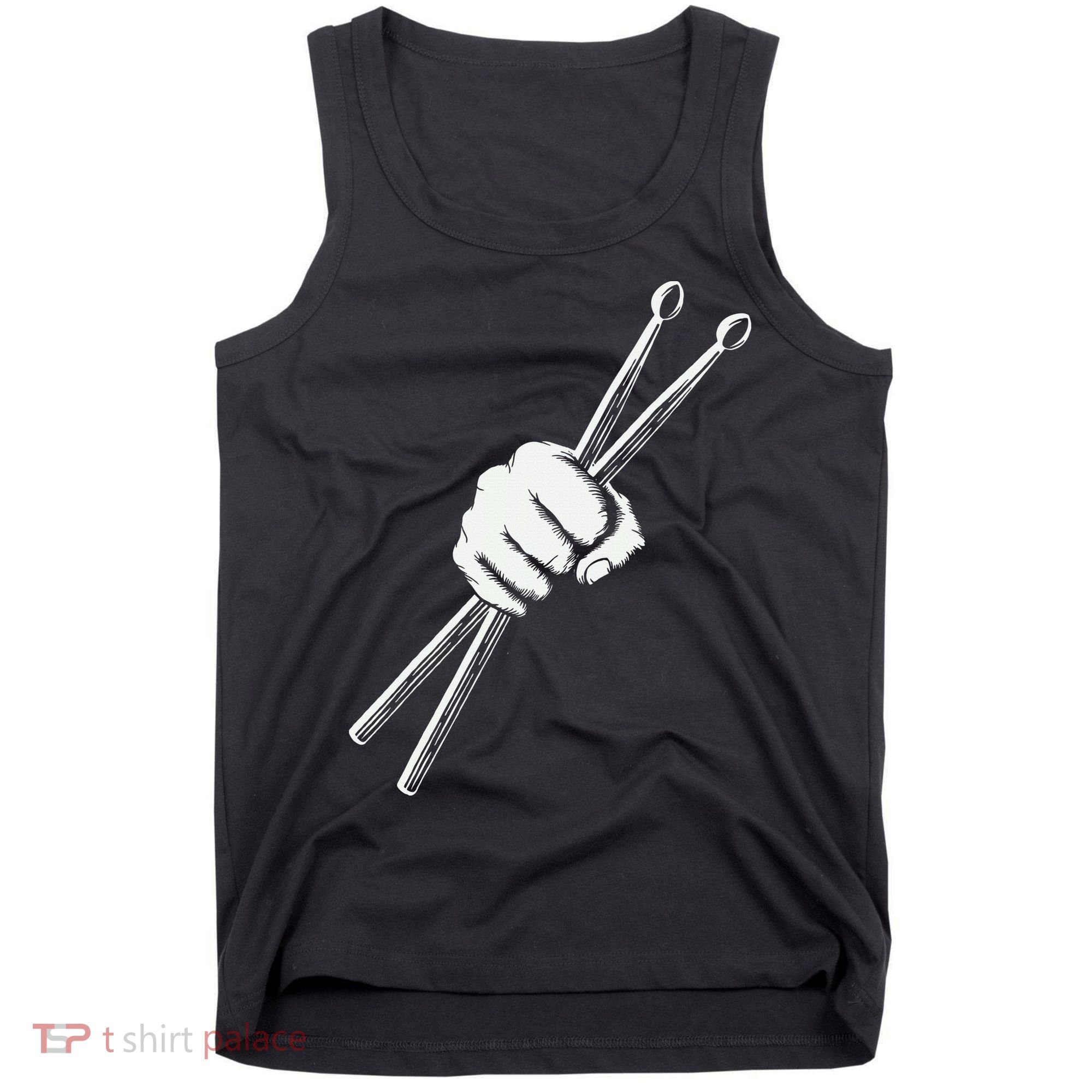 Drumset Cool Drumsticks Drumming Drums Rock Music Tank Top