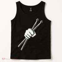 Drumset Cool Drumsticks Drumming Drums Rock Music Tank Top thumb 2