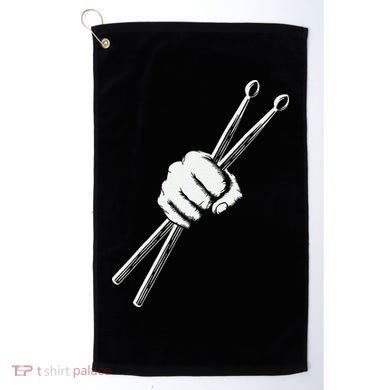 Drumset Cool Drumsticks Drumming Drums Rock Music Golf Towel