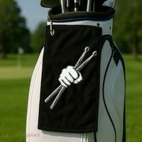 Drumset Cool Drumsticks Drumming Drums Rock Music Golf Towel thumb 2