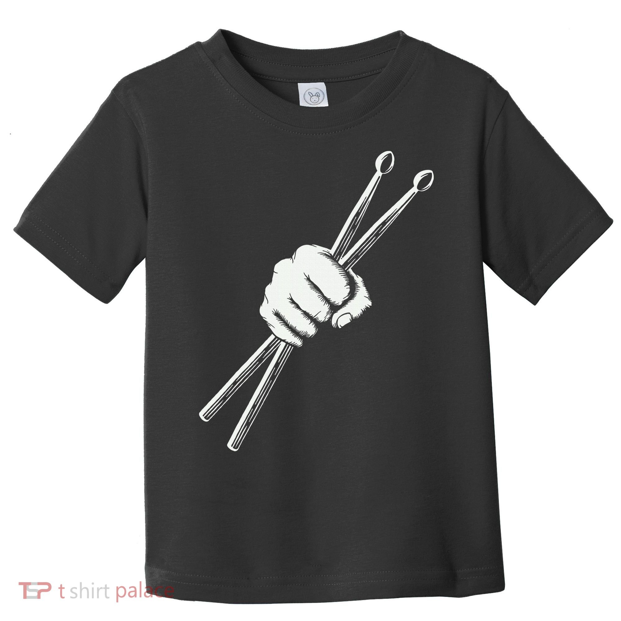 Drumset Cool Drumsticks Drumming Drums Rock Music Toddler T-Shirt
