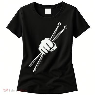 Drumset Cool Drumsticks Drumming Drums Rock Music Women's T-Shirt