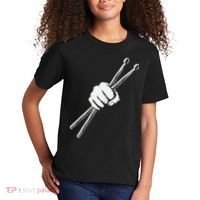 Drumset Cool Drumsticks Drumming Drums Rock Music Kids T-Shirt thumb 2