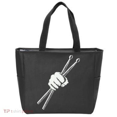 Drumset Cool Drumsticks Drumming Drums Rock Music Tote Bag