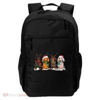 Dachshund Christmas Dog Lover Family Backpack thumb 0