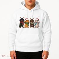 Dachshund Christmas Dog Lover Family Hoodie thumb 2